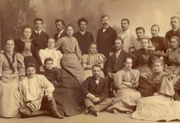Актёры Очёрского театра, 1910 г.(фото из архива Очерского музея)